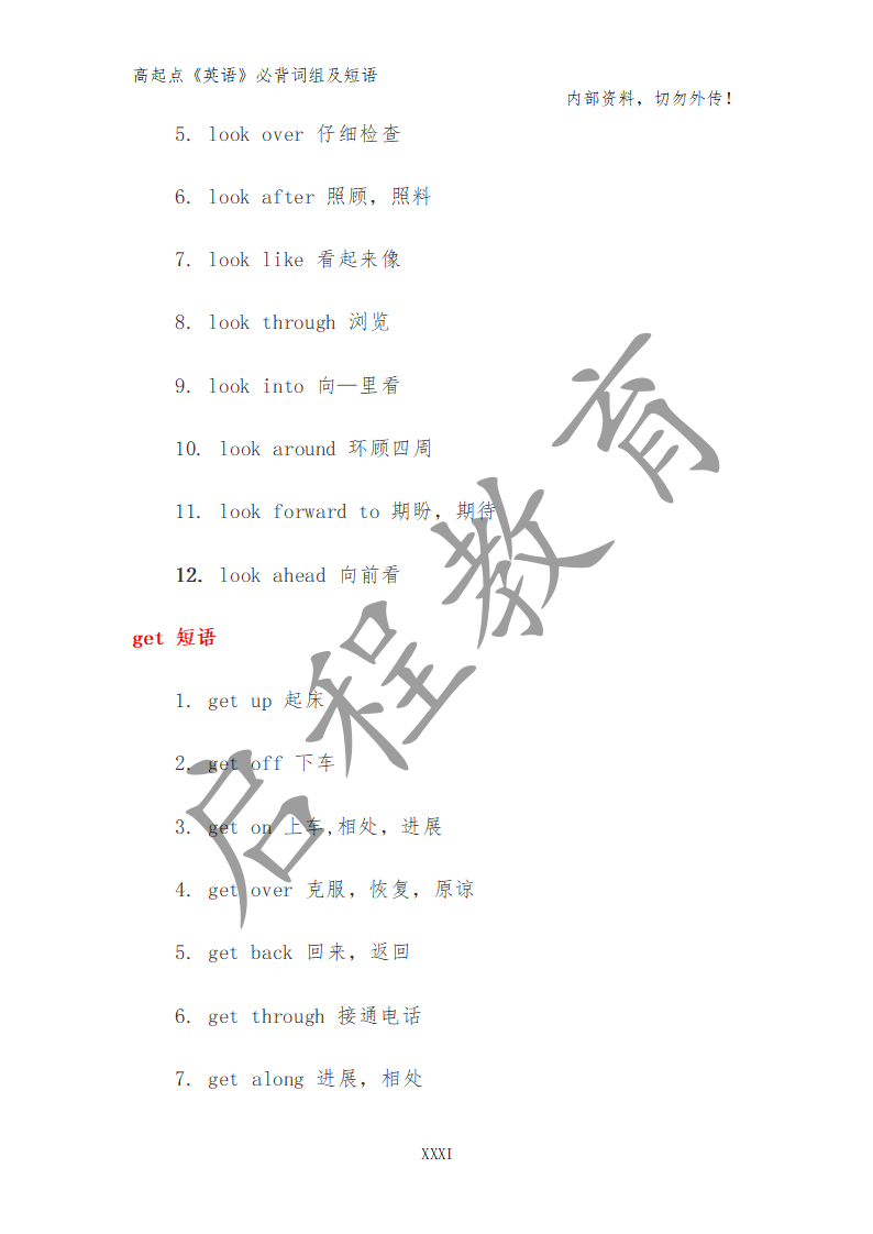 高起點《英語》必背詞組及短語（理）(圖23)