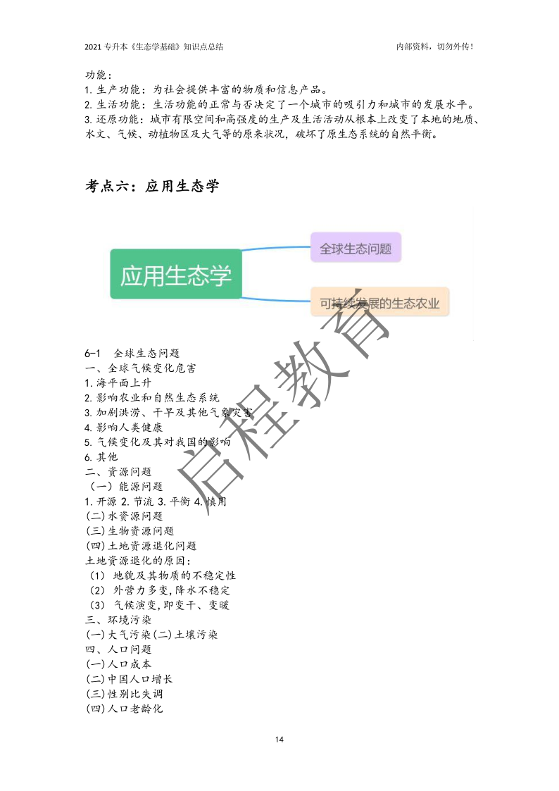 專升本《生態學基礎》知識點總結（農學類）(圖14)